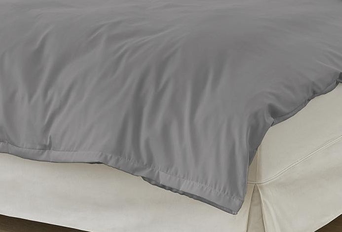 irisette Mako-Satin uni Bettwäsche Set uni Paris 8000 grafit