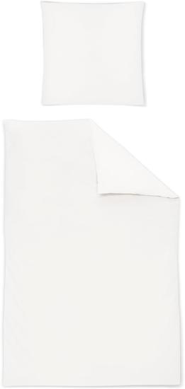 irisette Mako-Satin uni Bettwäsche Set uni Paris 8000 weiss