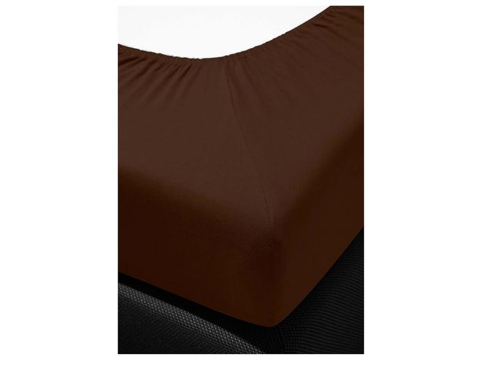 irisette Premium Stretch Spannbetttuch Royal 0003 schoko