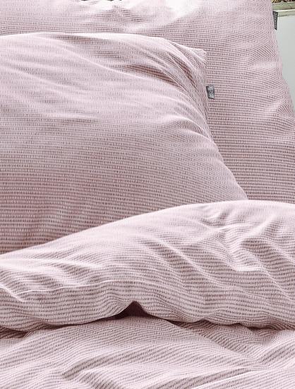 irisette Seersucker Bettwäsche Set Easy 8514 rosa