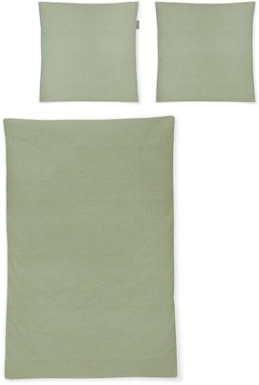 irisette Seersucker Bettwäsche Set Easy 8517 grün