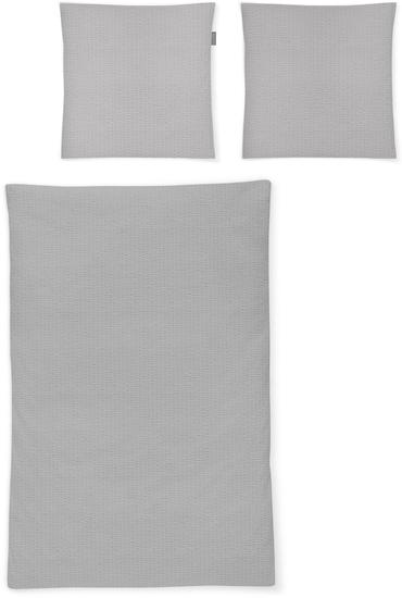 irisette Seersucker Bettwäsche Set Easy 8517 silber
