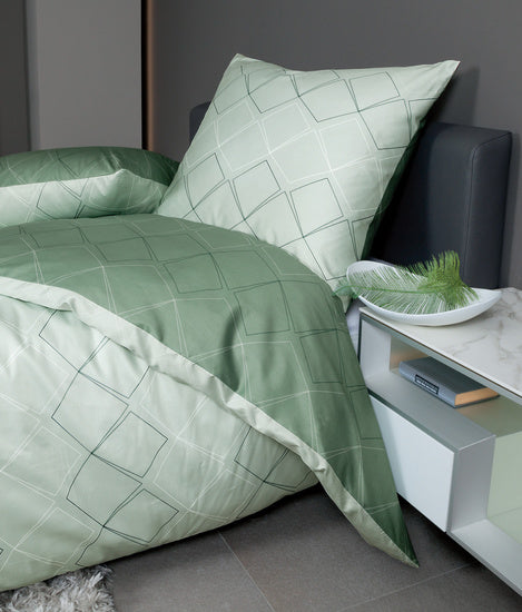 Janine Bettwäsche J. D. Mako-Satin jade waldgrün 87053-06