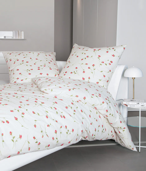 Janine Bettwäsche TANGO Mako-Soft-Seersucker paradierot 2174-21