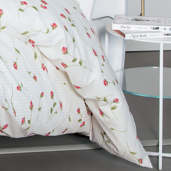 Janine Bettwäsche TANGO Mako-Soft-Seersucker paradierot 2174-21