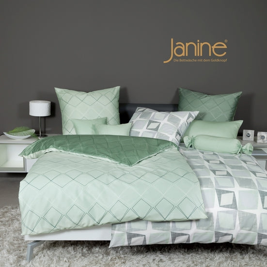 Janine Bettwäsche J. D. Mako-Satin jade waldgrün 87053-06