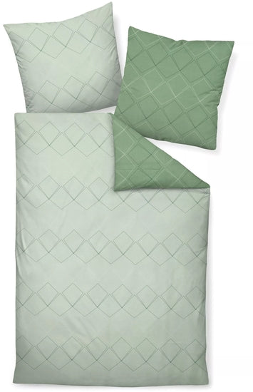 Janine Bettwäsche J. D. Mako-Satin jade waldgrün 87053-06