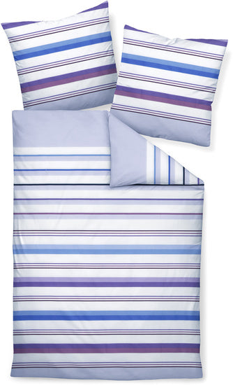 Janine Bettwäsche J. D. Mako-Satin traubenmischun dunstblau 87094-05