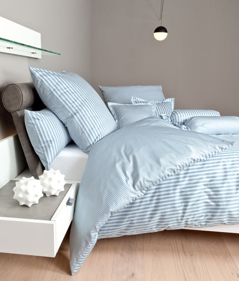 Janine Bettwäsche modernclassic Mako-Satin perlblau 3912-32