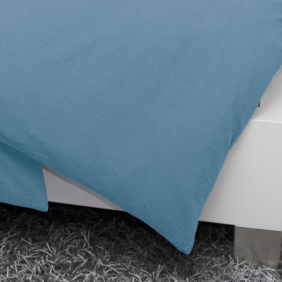 Janine Bettwäsche PIANO Mako-Soft-Seersucker denimblau 0125-52