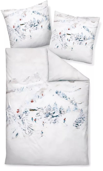 Janine Bettwäsche modern art S Mako-Satin eisblau 42114-02