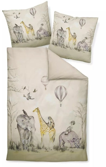 Janine Bettwäsche modern art S Mako-Satin sand 42097-07