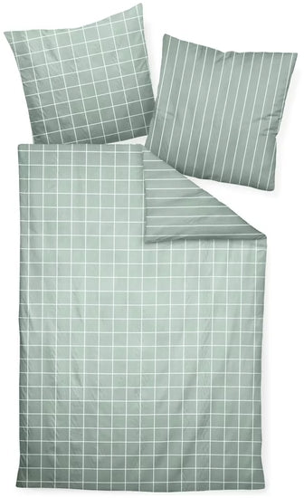 Janine Bettwäsche modernclassic Mako-Satin salbeigrün 39025-46