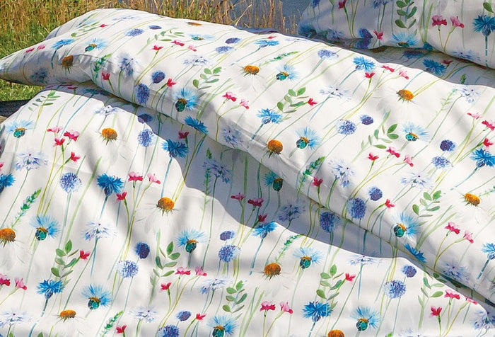 Janine Bettwäsche moments Mako-Satin kornblumenblau 98104-02