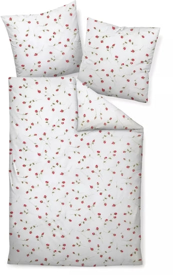 Janine Bettwäsche TANGO Mako-Soft-Seersucker paradierot 2174-21