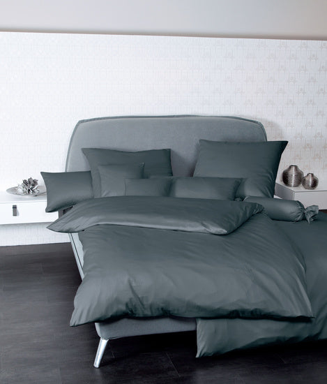 Janine Bettwäsche Colors Mako-Satin anthrazit 31001-78