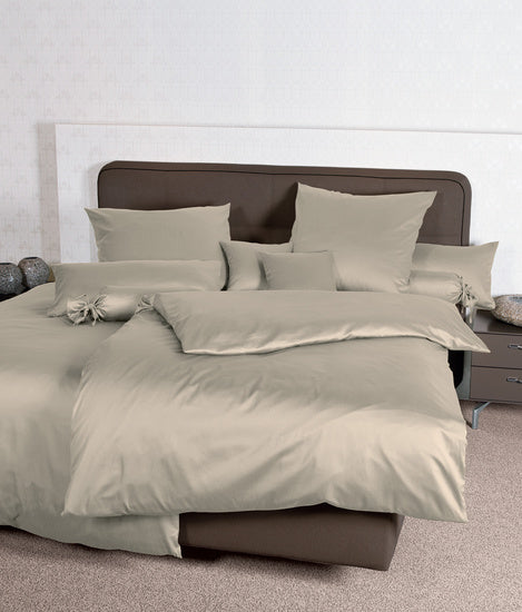 Janine Bettwäsche Colors Mako-Satin cappuccino 31001-47