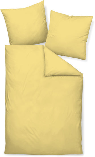 Janine Bettwäsche Colors Mako-Satin gelb 31001-23