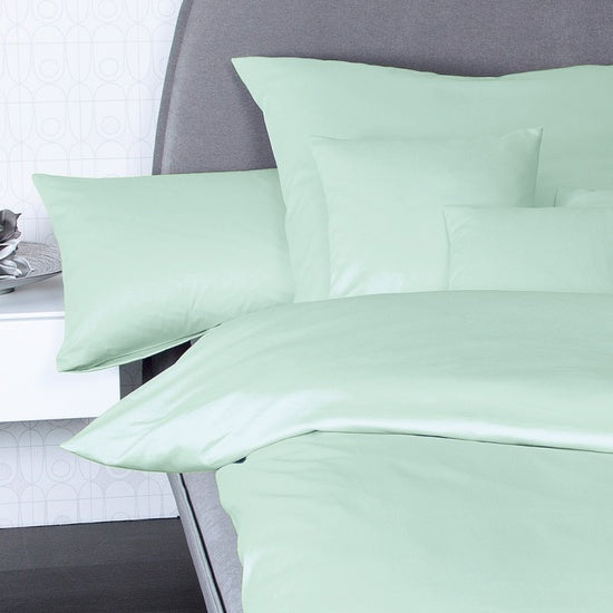 Janine Bettwäsche Colors Mako-Satin jadegrün 31001-16