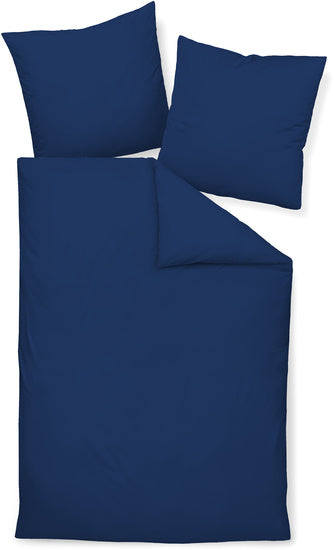 Janine Bettwäsche Colors Mako-Satin marine 31001-82