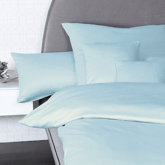 Janine Bettwäsche Colors Mako-Satin perlblau 31001-32