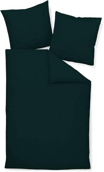 Janine Bettwäsche Colors Mako-Satin schwarz 31001-98