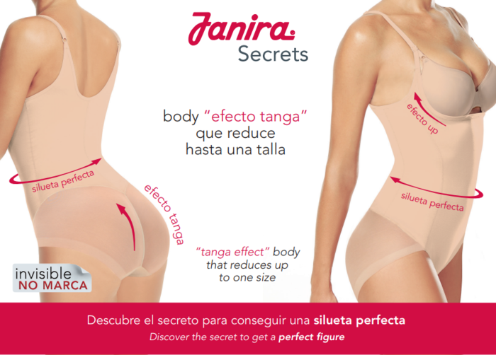Janira BODY SILUETA SECRETS-114 NEGRO