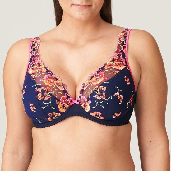 PrimaDonna DEVDAHA halb unterlegter BH tiefdek. velvet blue