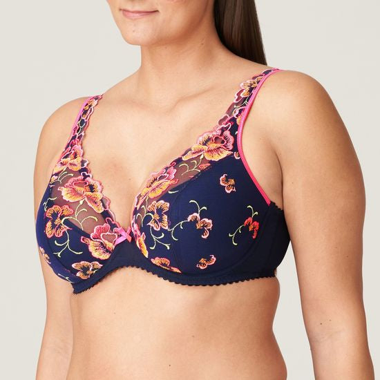 PrimaDonna DEVDAHA halb unterlegter BH tiefdek. velvet blue