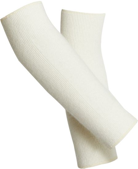 Sangora Gelenkwärmer weiß Angora
