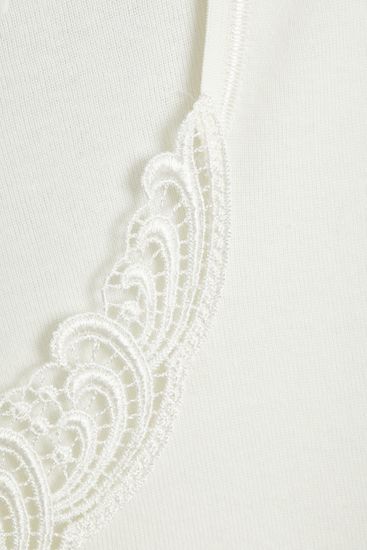 conta Damen Spenzer 1/4 Arm wollweiß 1-er Pack