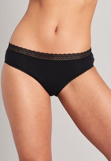 Schiesser Damen 2er Pack Slips schwarz 176299-000