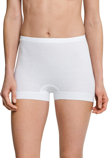 Schiesser Damen 2er Pack Pagenschlüpfer weiß 000040-100