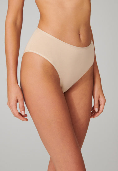Schiesser Damen 3er Pack Slip sand 145425-410