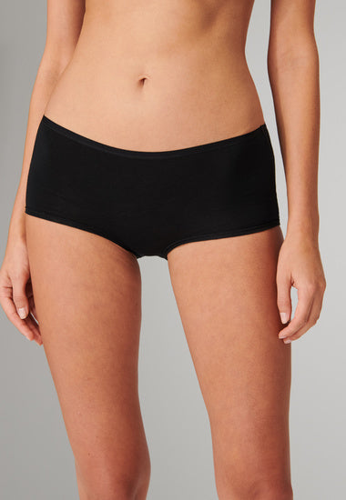 Schiesser Damen 3er Pack Shorts schwarz 174392-000
