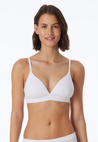 Schiesser Damen BH mit herausn. Pads weiß 179915-100