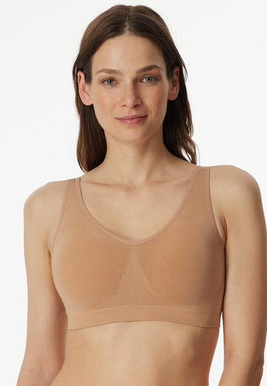 Schiesser Damen Bustier mit removable Pads maple 181105-411