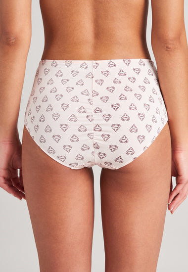 Schiesser Damen Hochgeschnittener Slip zartrosa 175528-523