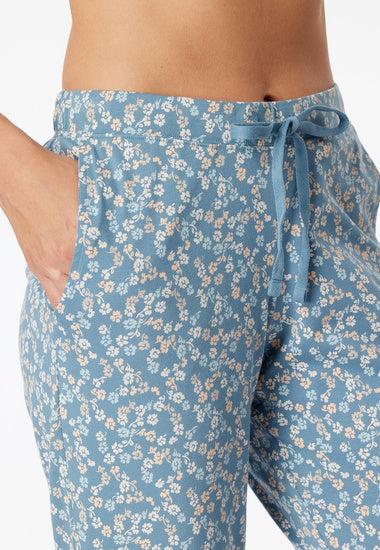 Schiesser Damen Hose 3/4 blaugrau 179270-808