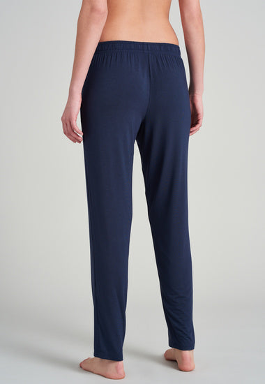 Schiesser Damen Hose lang blau 175480-800