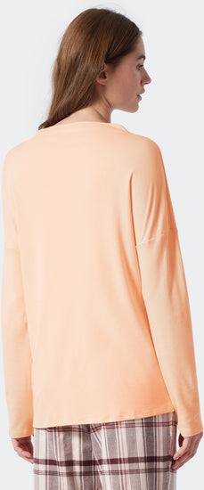 Schiesser Damen Langarmshirt apricot 178082-603