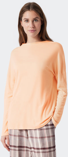 Schiesser Damen Langarmshirt apricot 178082-603