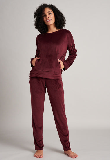 Schiesser Damen Langarmshirt burgund 175519-516