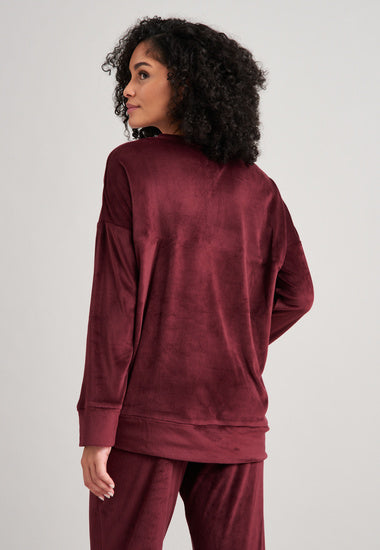 Schiesser Damen Langarmshirt burgund 175519-516