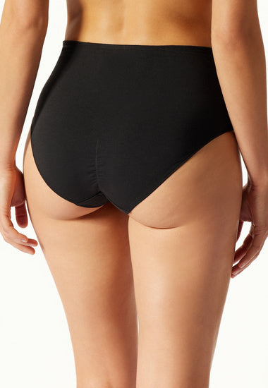 Schiesser Damen Maxi schwarz 175523-000