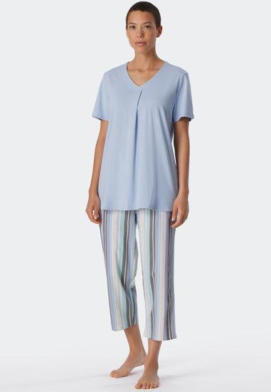 Schiesser Damen Schlafanzug 3/4, 1/2 Arm multicolor 2 179248-913