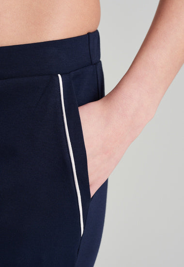Schiesser Damen Schlafanzug lang dunkelblau 175556-803