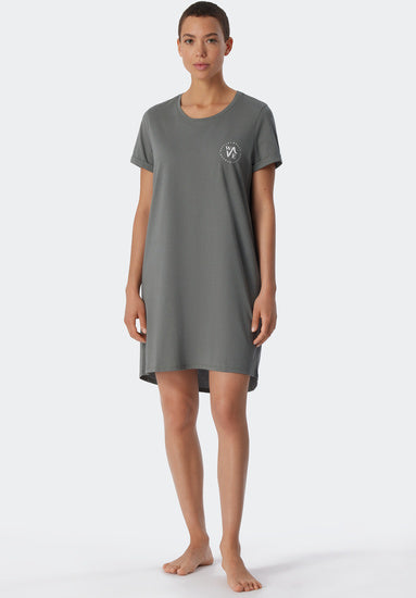 Schiesser Damen Sleepshirt 1/2 Arm, 85cm jade 179130-713