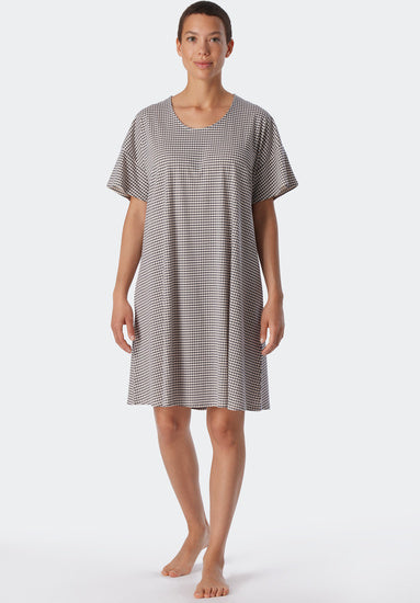 Schiesser Damen Sleepshirt 1/2 Arm, 90cm multicolor 2 179252-913