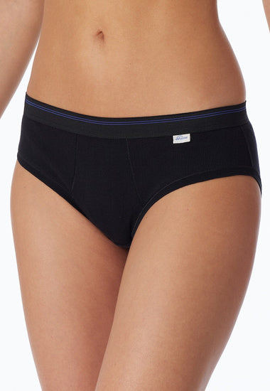Schiesser Damen Slip - Greta schwarz 180155-000